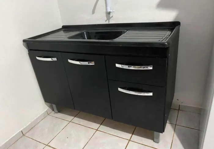 Balcão de pia+ cuba Marmorite montamos e entregamos