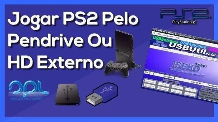 ps2 nostagia voltou rode jogos pela usb do seu playstation 2 reviva ele de novo !!!
