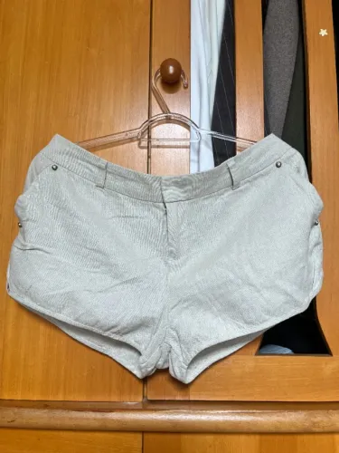 Short Linho Cru - Tam M (Novo)