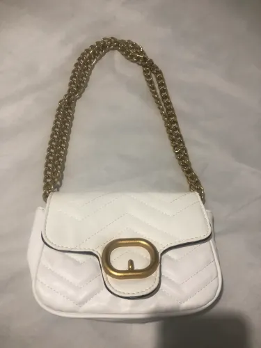 Bolsa branca tiracolo 