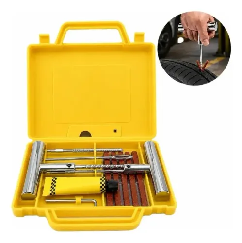 Kit Reparo De Pneus Bomvink aço 12 Pçs Carro/moto/bike Bom-3633