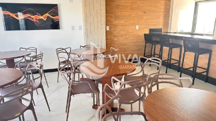 Apartamento à venda em Guarapari-ES, Praia do Morro: 2 quartos, 1 suíte, 2 salas, 2 banhei