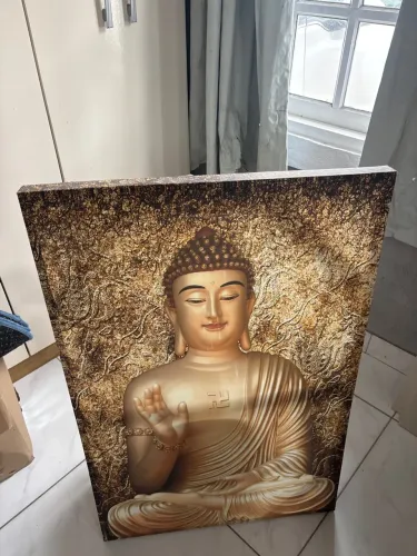 Quadro Buda Dourado