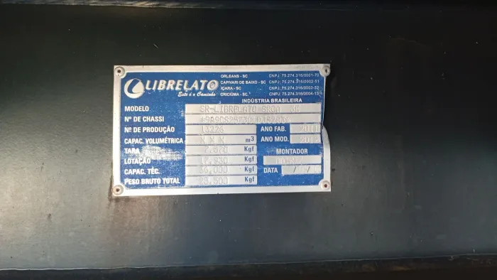 Vendo carreta Librelato LS 2011/2012 granelei ro