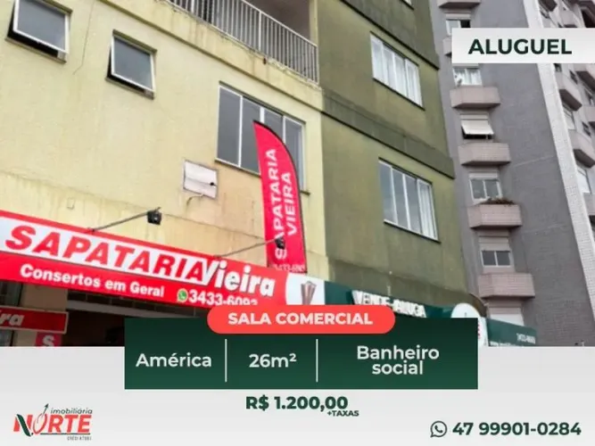 Sala comercial JOINVILLE - SC