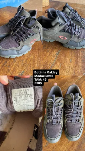 Botinha oakley tamanho 45