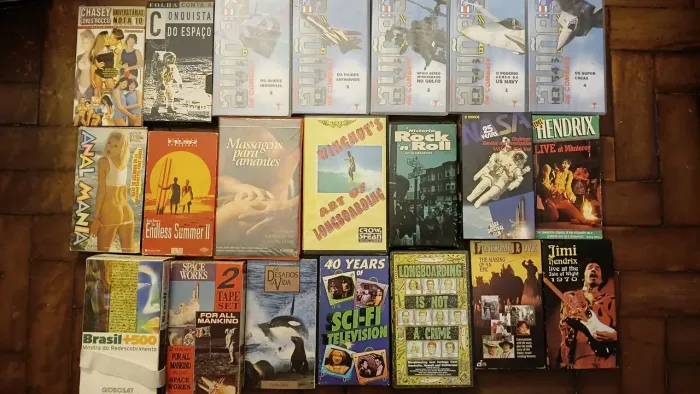 42 fitas VHS