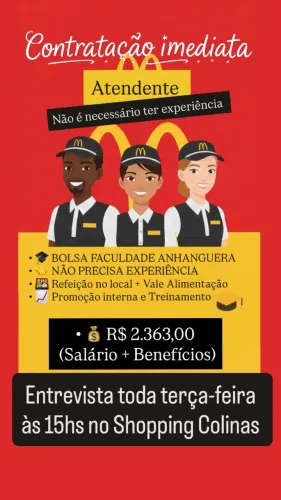 Venha trabalhar conosco 