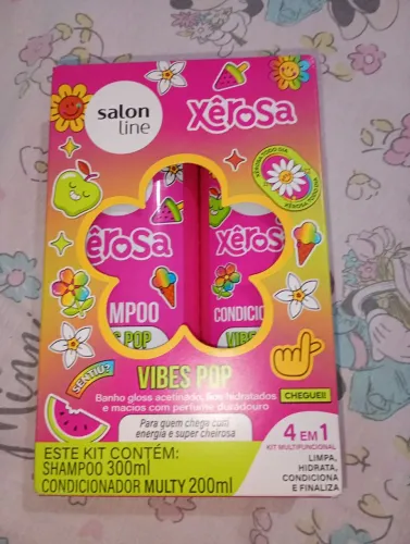 Shampoo e Condicionador Xêrosa Vibes Pop Salon Line Original