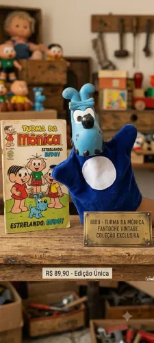 FANTOCHE VINTAGE, TURMA DA MÔNICA ?