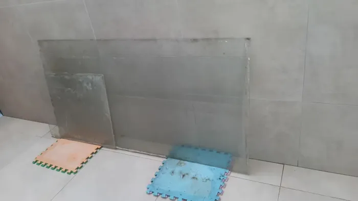 Doação de vidros temperados