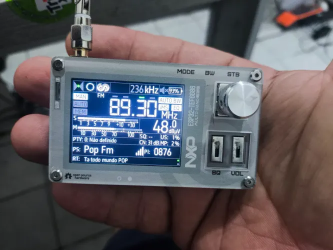 Rádio NXP ESP32-Tef6686