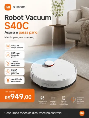 Robô aspirador Xiaomi S40C