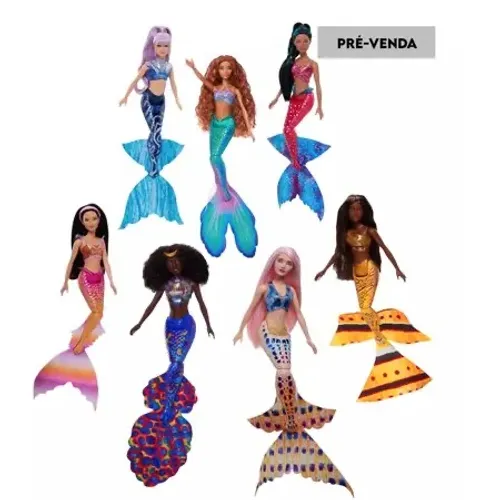 Bonecas irmãs da Ariel Live Action