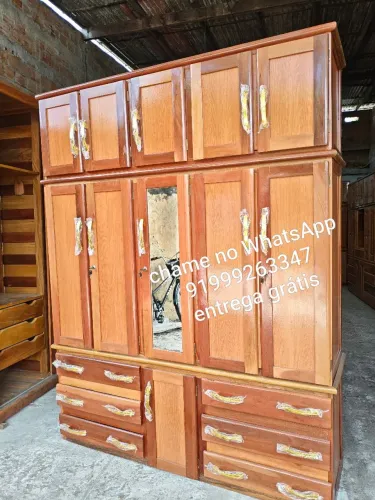 Guarda roupas de casal 5 portas novo