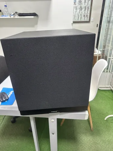 Subwoofer ativo 300w 12 polegadas preto Rd Sw 12 Frahm