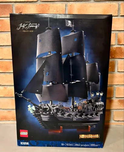 Lego Piratas do Caribe Icons 10365 Pérola Negra Jack Sparrow Ship