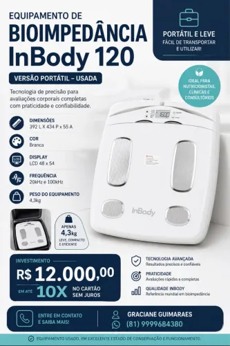 Balança de Bioimpedância Inbody