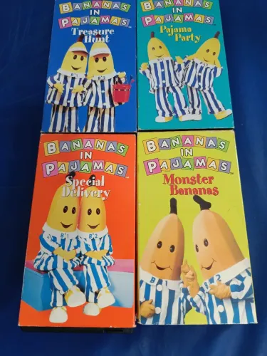 Lote vhs bananas de pijama