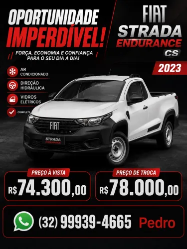 Fiat Strada Endurance 1.4 Flex 8V CS Plus 2023