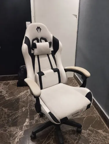 Cadeira Gamer Branca Python Fly
