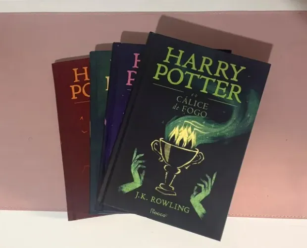 Coleção Harry Potter - 4 Primeiros Livros | Capa Dura | Seminovos