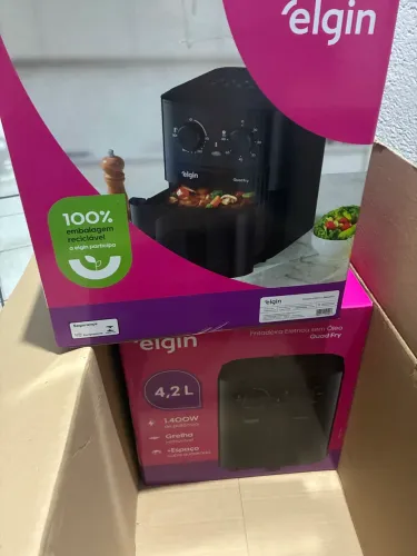 Airfryer Elgin 4L de 127V Nova Lacrada