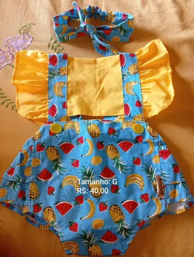 Romper bebê menina