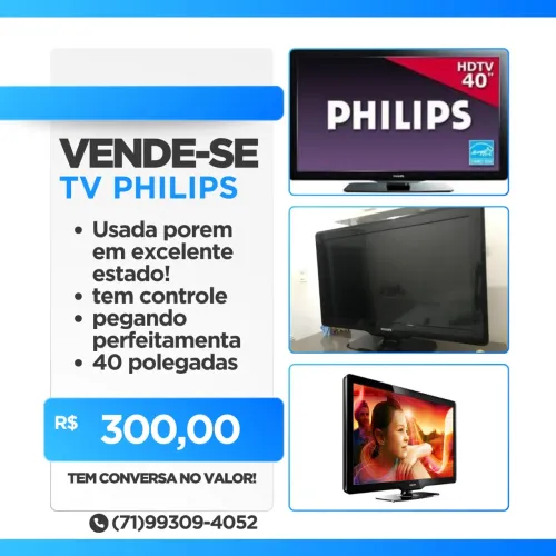 Vende-se tv 40 polegadas philips