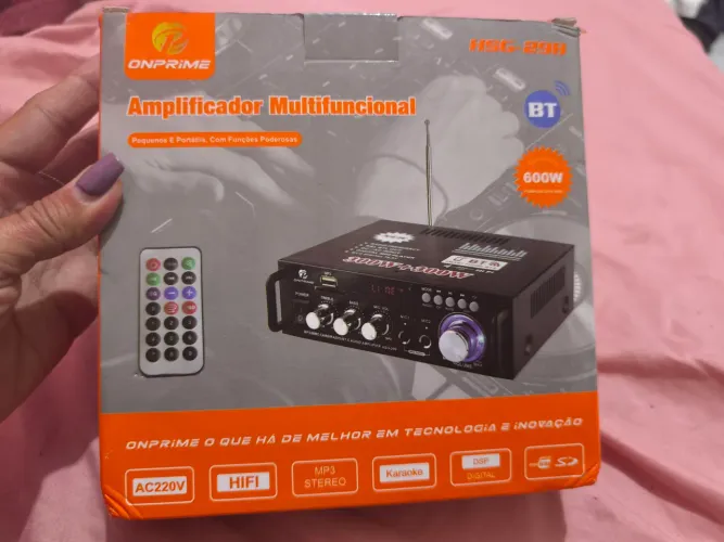 Amplificador Multifuncional OnPrime/HSUL HSG-298 Bluetooth.