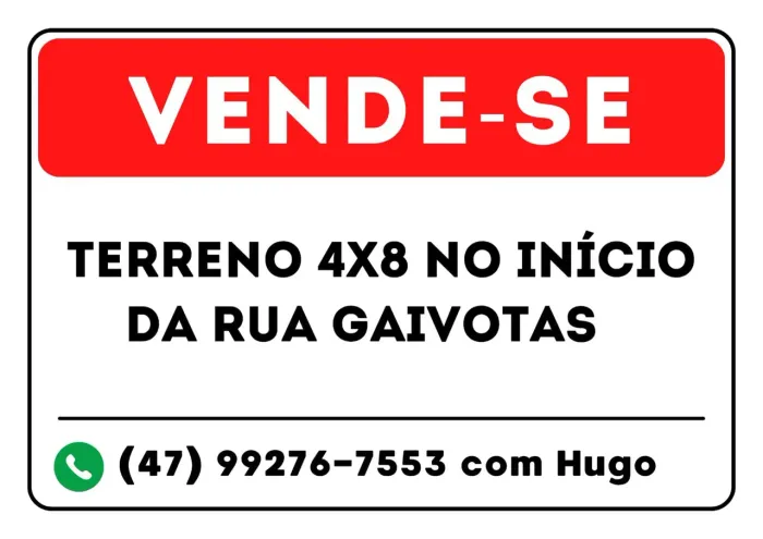 Terreno em Piçarras área em regularização