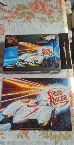 Quebra-Cabeças Speed Racer - 60 Peças - Grow COMPLETO