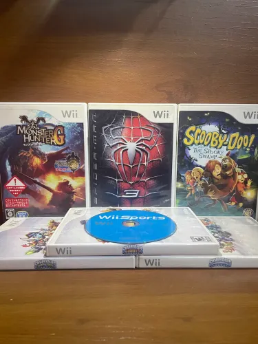 Lote de Jogos Originais para Nintendo Wii
