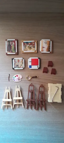 Zuru Mini Brands Create Masterpieces- Kit com Quadros e Acessórios