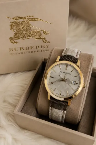 Relógio Burberry Original Suíço Feminino + Caixa Original