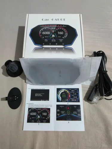 Velocímetro Esportivo Digital F11 OBD2 (Car Gauge)