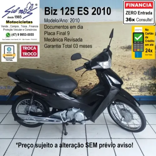Honda Biz 125 ES # Vendo, Troco, Financia até 36x. Consulte!