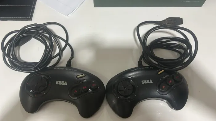 2 Controles mega Drive 3 botões original tectoy