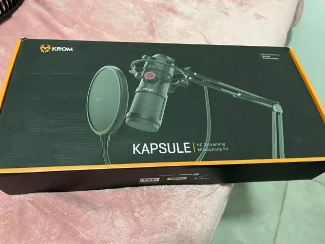 Microfone Nox Condensador Duplo USB