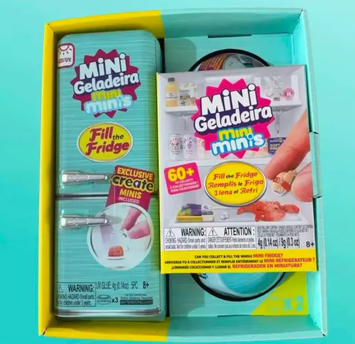 Mini geladeira infantil
