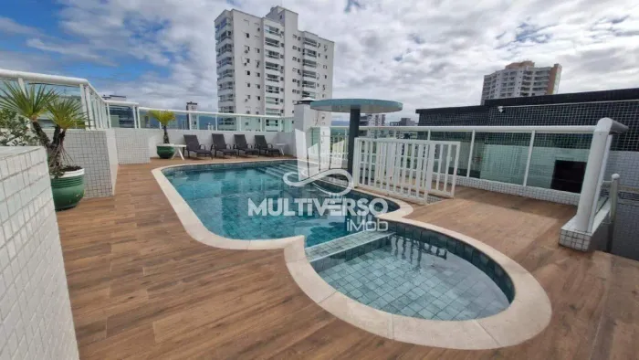 Apartamento à venda no Canto do Forte  2 dormitórios (1 suíte), varanda gourmet e 2 vagas