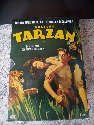 BOX DVDS Coleção Tarzan Seis Filmes Classicos Originais ( NOVO LACRADO )