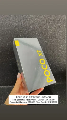 POCO X7 5G 512GB - Lacrado