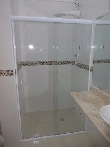 box para banheiro de 1,00 x 1,90 vidro incolor