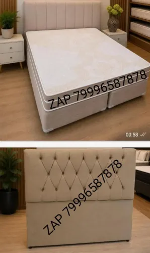 Cama  box solteiro com auxiliar,base Queenn, bipartida casal,, bicama,cama box e colchão 