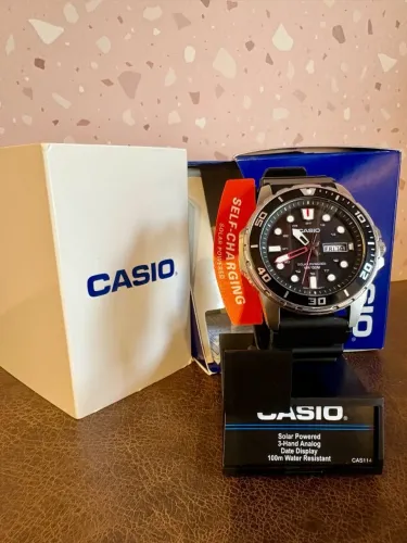 Relógio Casio Solar Diver Série MTPS110