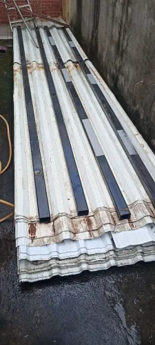Telhas de Zinco Brancas Usadas 2,65x1,05