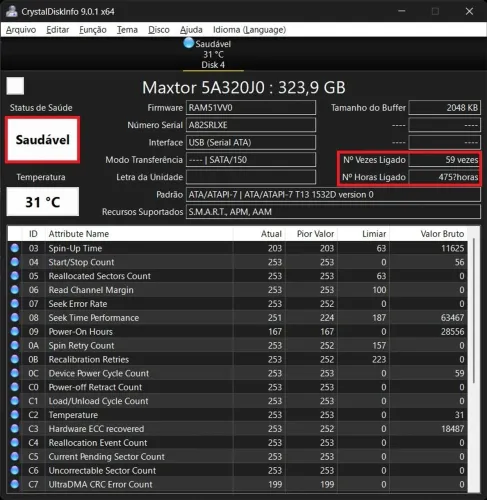 HD IDE Maxtor 320GB