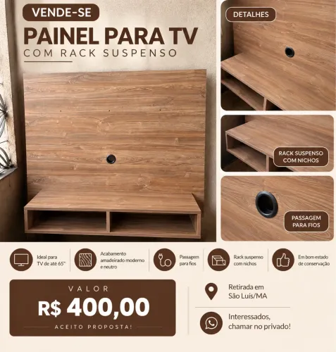 PAINEL E HACK AÉREO PARA TV