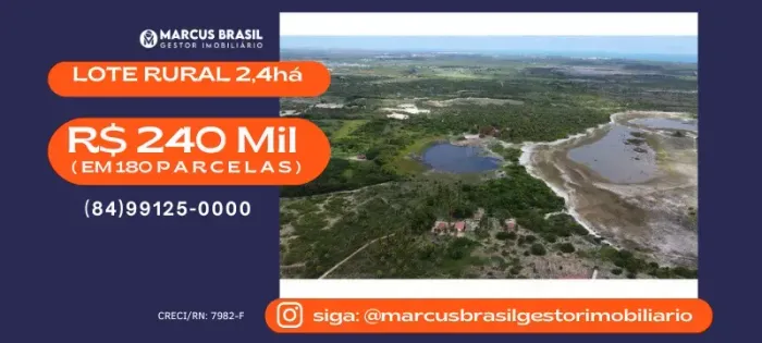 Lote Rural Próx. BR-101 | Solo Fértil, Água Mineral e Alto Potencial de Valorização